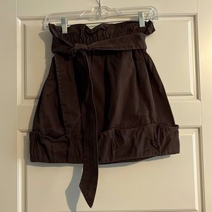 BCBG size 0 chocolate brown skirt